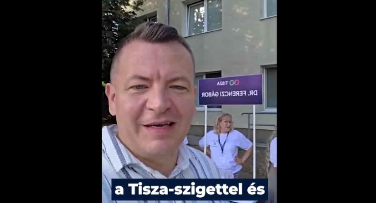 Ferenczi Gábor Makón vízosztás