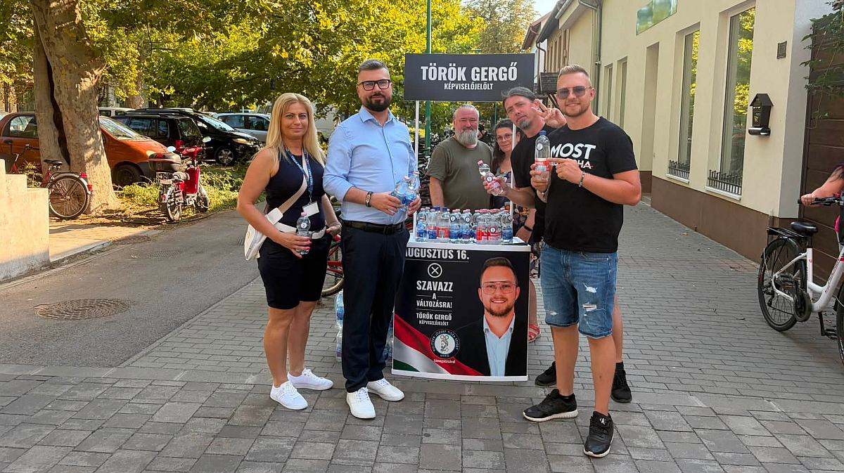 Török Gergő képviselőjelölt Tisza támogatás